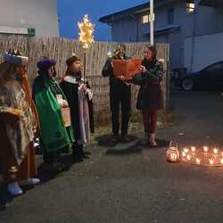 Sternsingen in der Siedlung