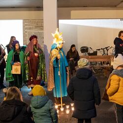 Sternsingen in der Siedlung