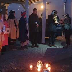 Sternsingen in der Siedlung